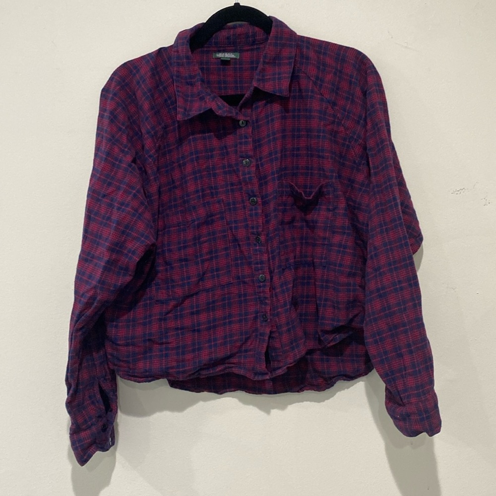 Wild Fable Cropped Flannel